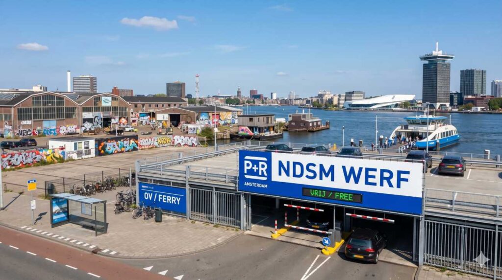 P+R NDSM Werf: Parken in Amsterdam-Noord inkl. Gratis-Fähre