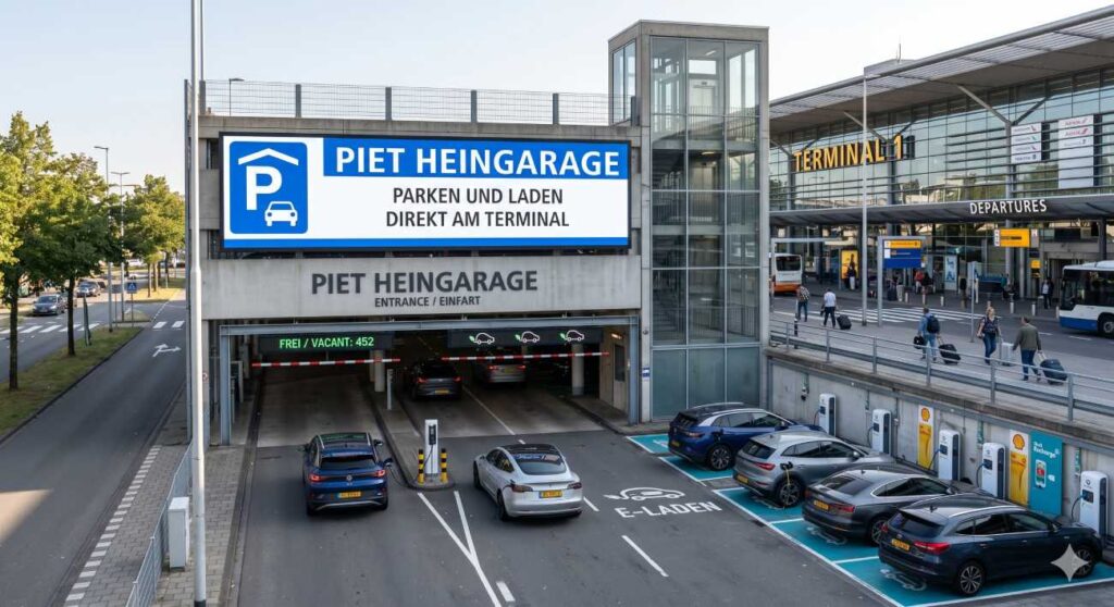🅿️ Piet Heingarage: Parken und Laden direkt am Terminal