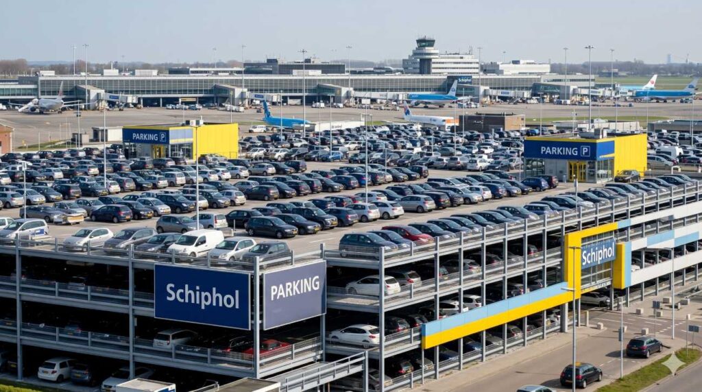 Parken am Flughafen Schiphol Amsterdam