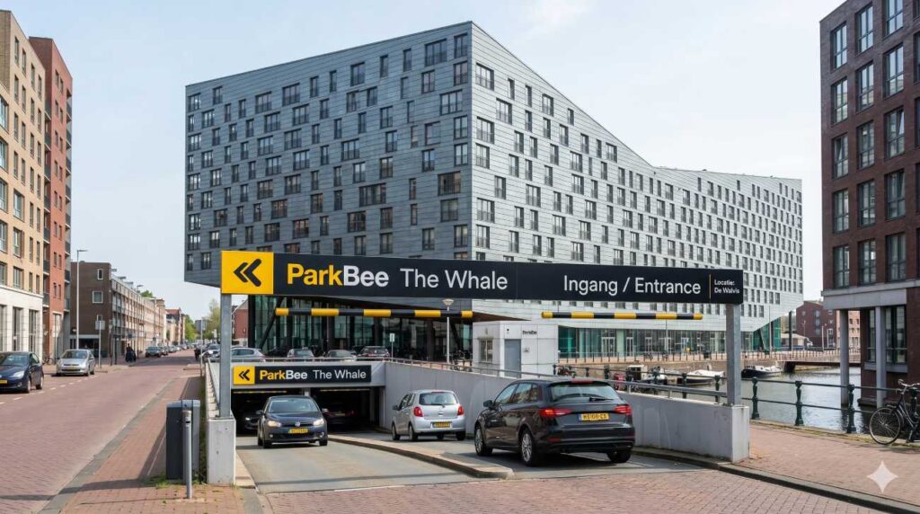 ParkBee The Whale: Garantierter Parkplatz in Amsterdam