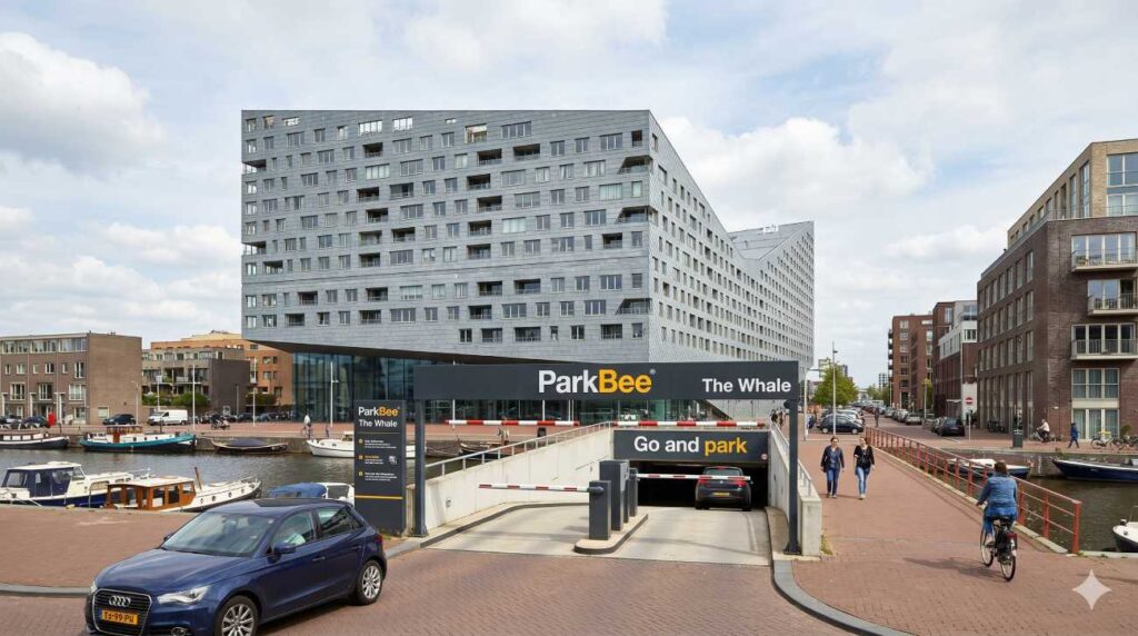 ParkBee The Whale: Garantierter Parkplatz in Amsterdam